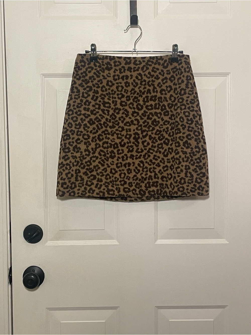 LOFT Leopard Print Mini Skirt